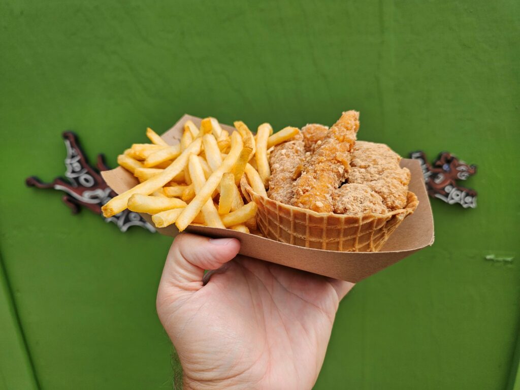 Waflfe Cone Chicken Strips