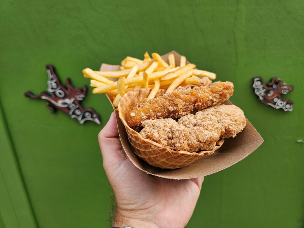 Waffle Cone Chicken Strips