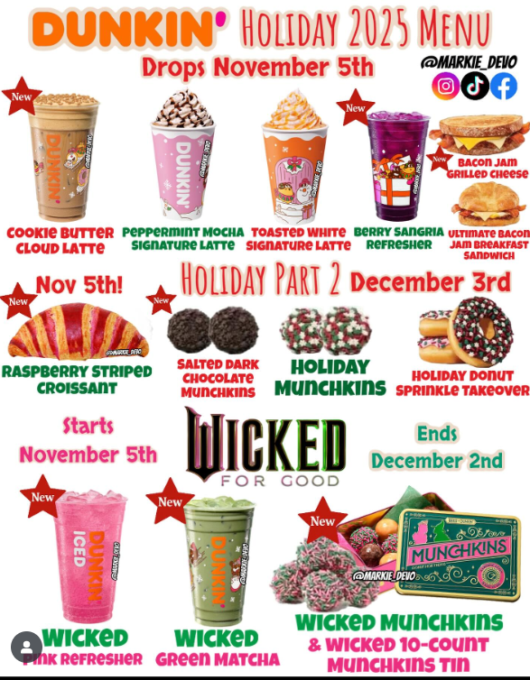 Wicked Dunkin Collaboration