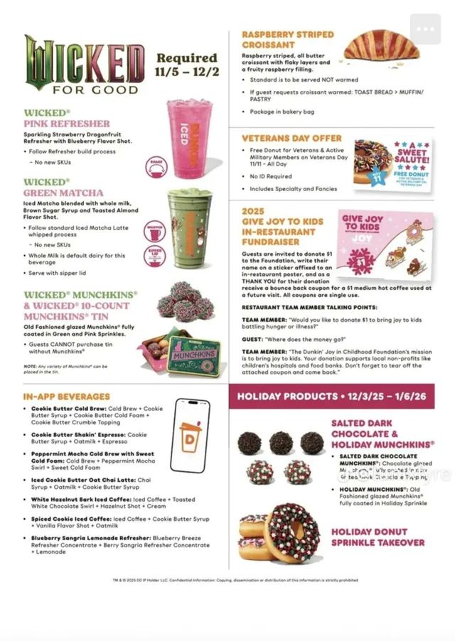 Wicked Dunkin Collaboration