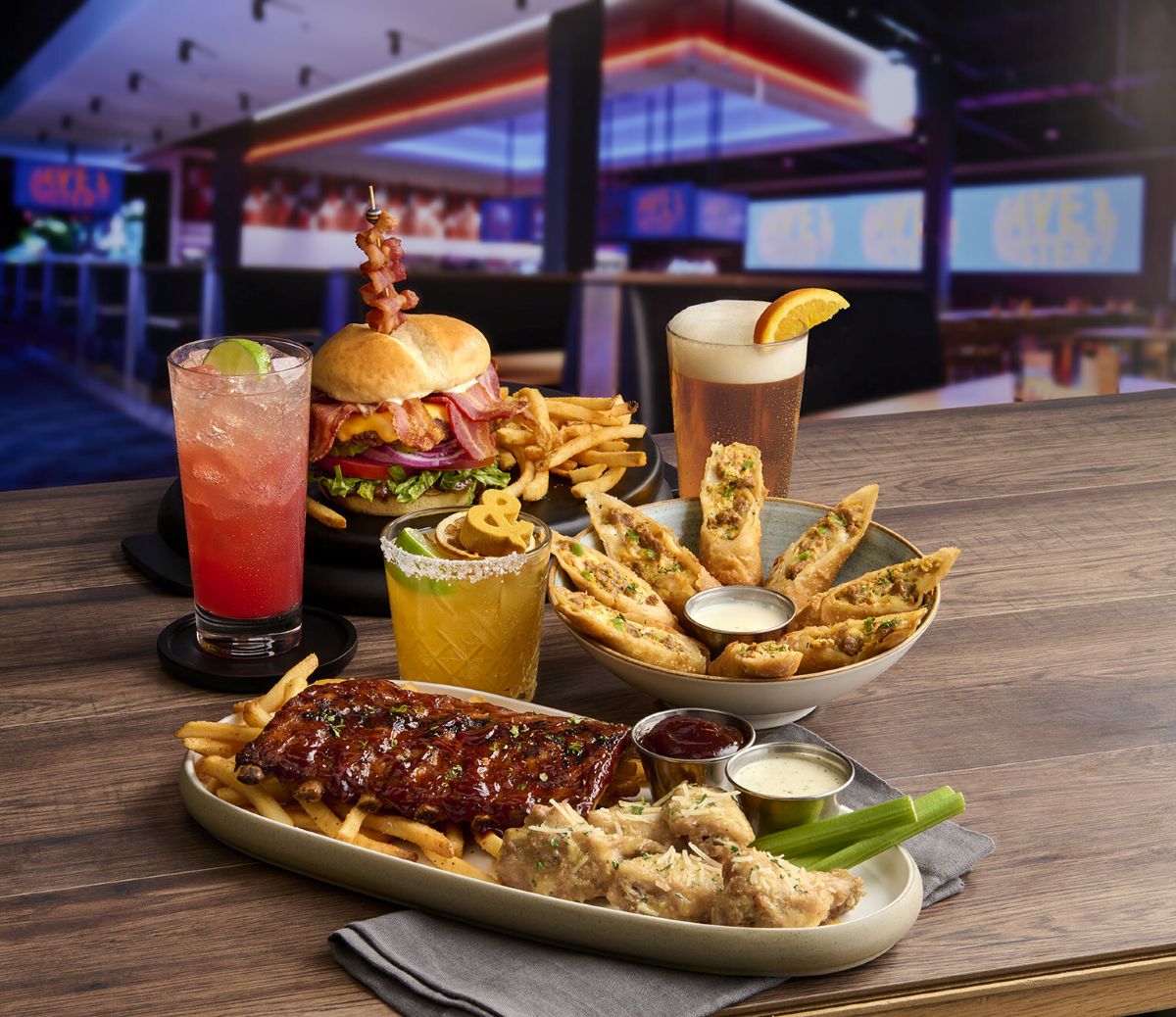 Dave & Buster's New Menu: Fan Favorites Return