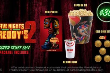 FNAF2 Super Ticket Popcorn Tin