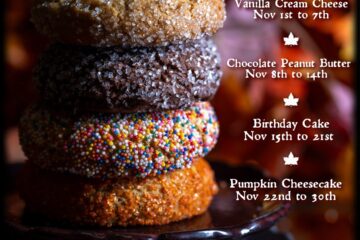 Gideon;s Bakehouse November Menu