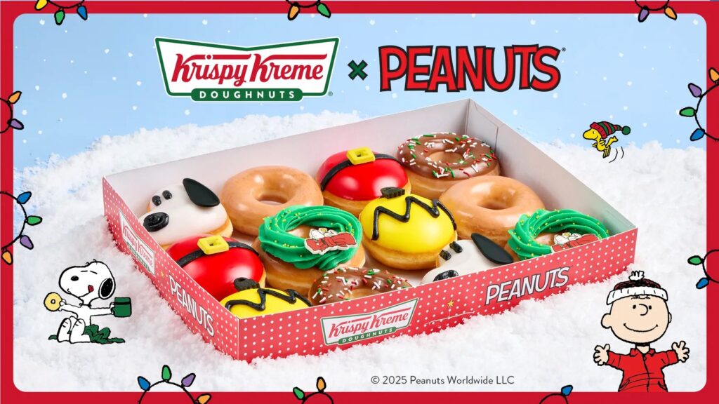 Krispy Kreme Peanuts Doughnuts