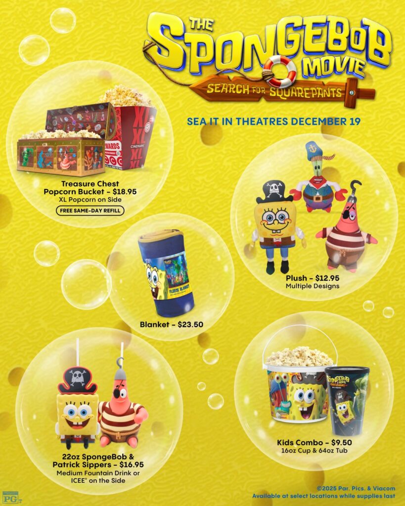 SpongeBob popcorn bucket