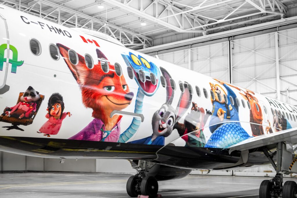 Zootopia 2 Air Canada