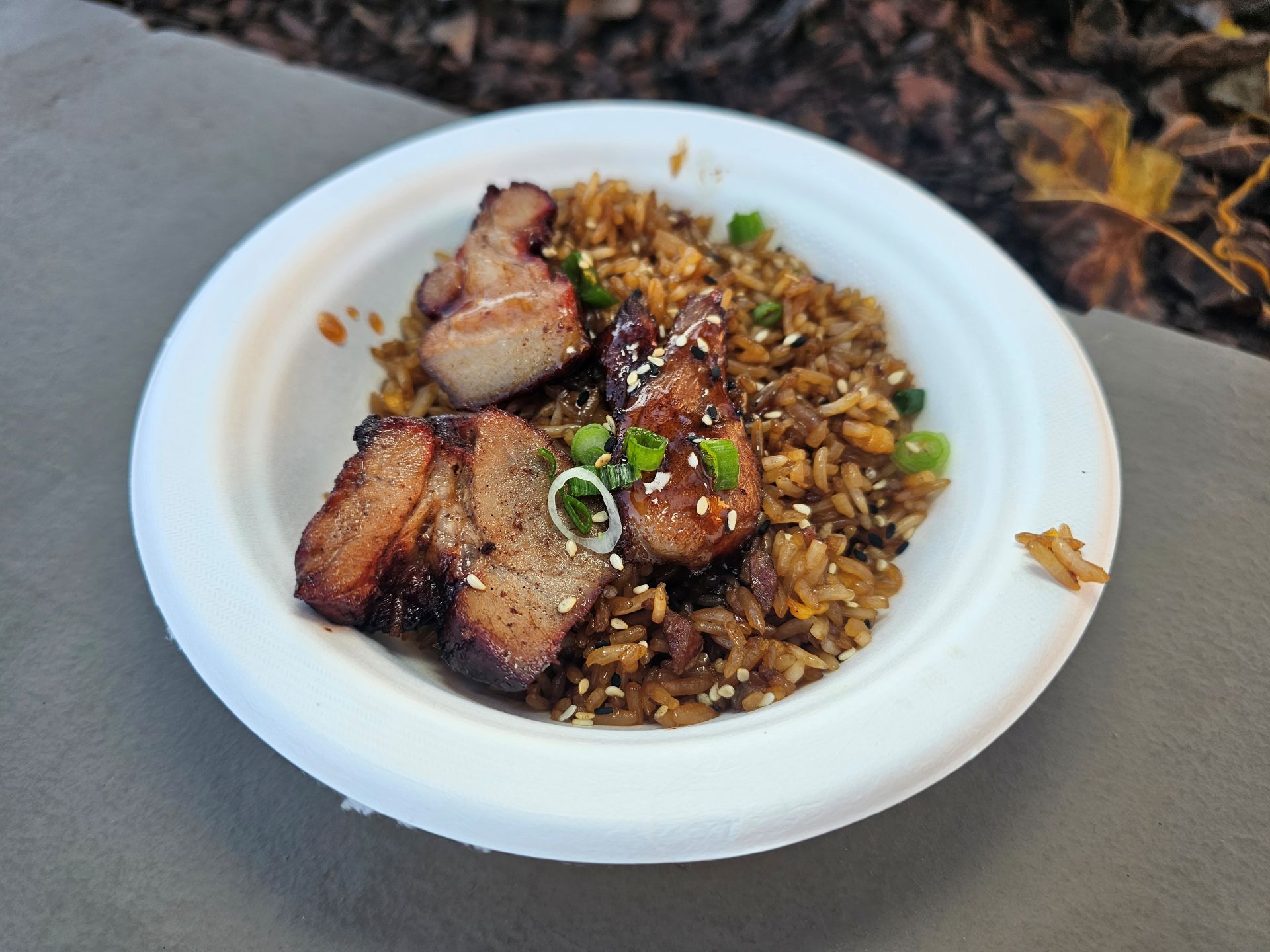 Siu Lab Rice Char Siu Fried Rice Review Epcot Festival of the Holidays