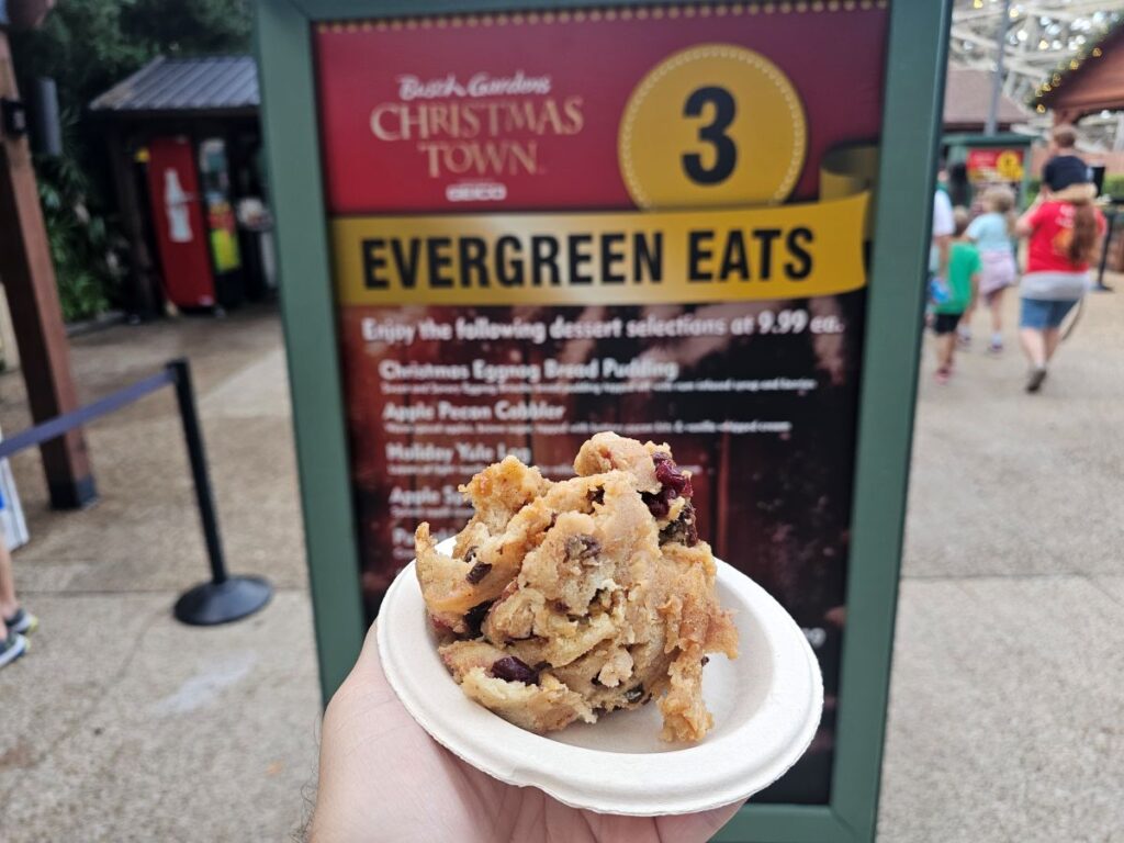 Christmas Eggnog Bread Pudding