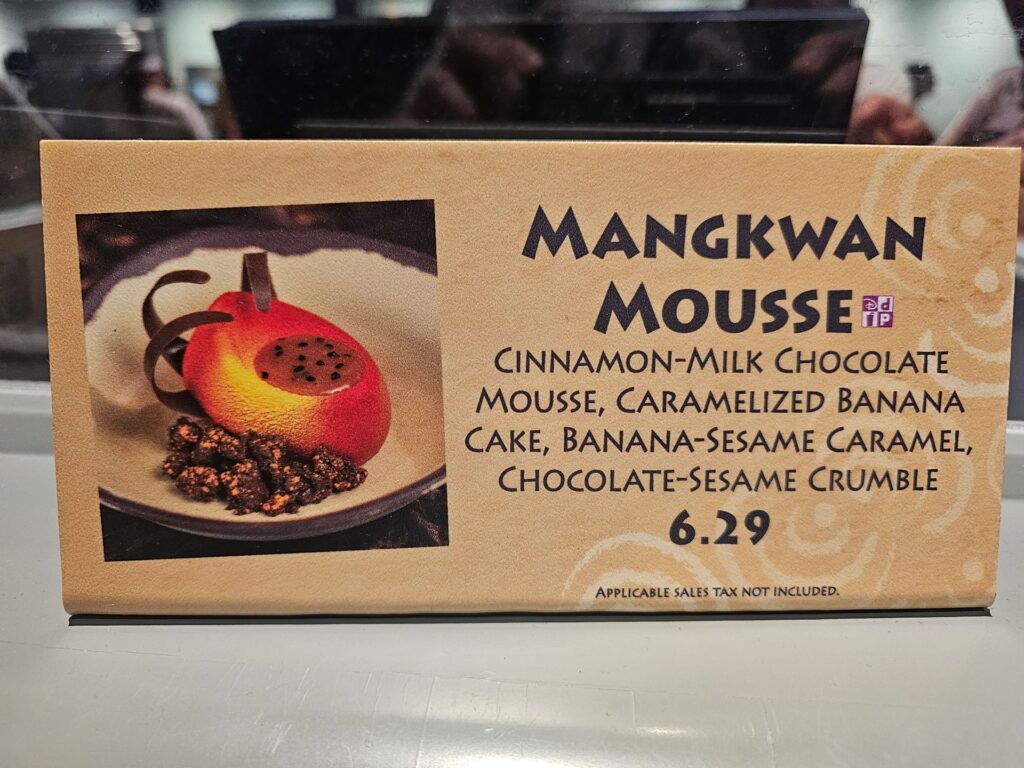 Mangkwan Mousse Dessert