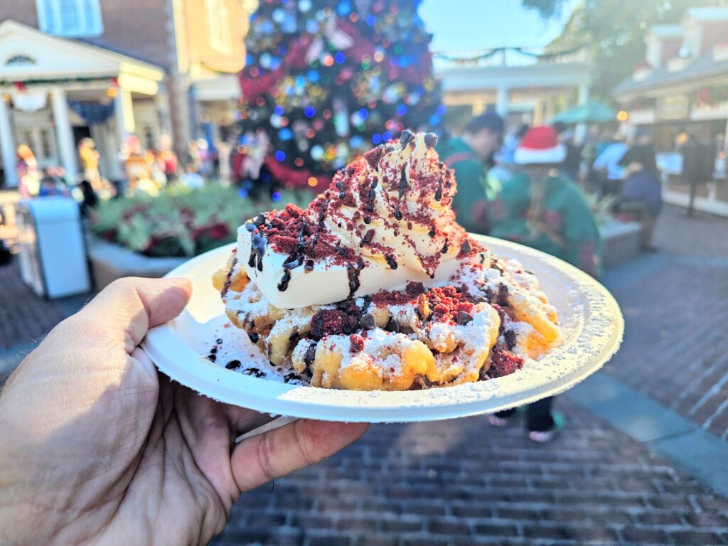 Red Velvet Funnel Cake