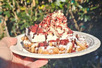Red Velvet Funnel Cake