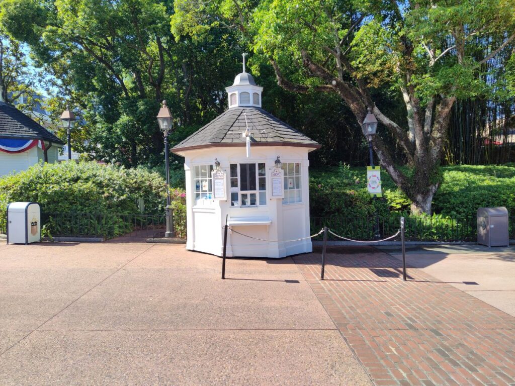 Epcot Funnel Cake Stand