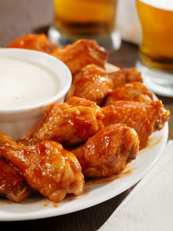 Super Bowl wing consumption