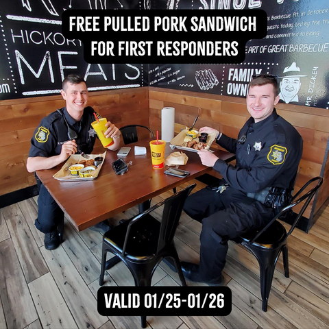 Free sandwiches for responders