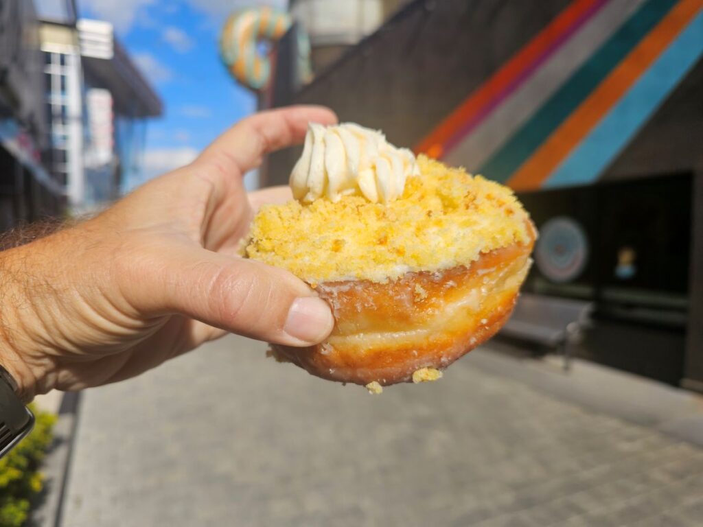 Hot Honey Cornbread Donut