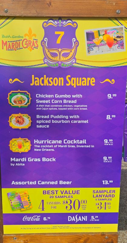 Busch Gardens Mardi Gras