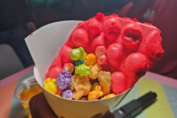 Popcorn, Popcorn Chicken and Waffles