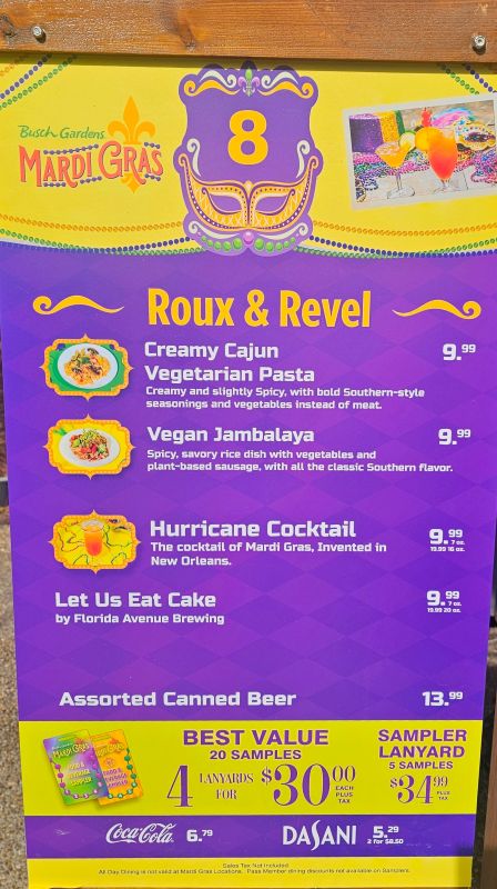Busch Gardens Mardi Gras