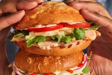 Panera Breakfast Bagel Stacks