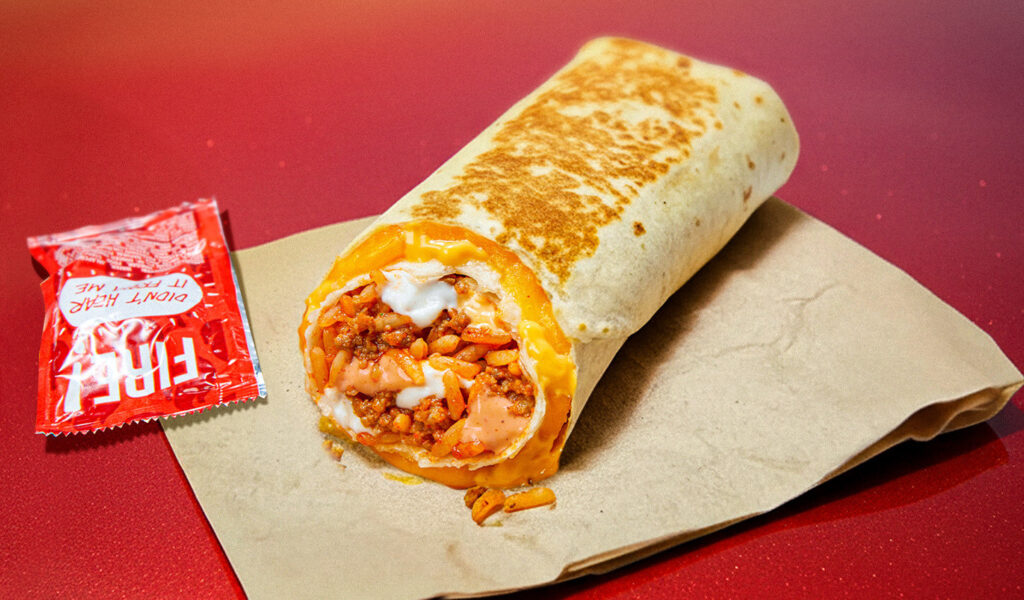 Taco Bell Volcano Quesarito