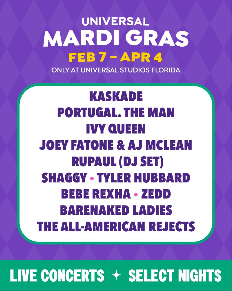 Universal Orlando Mardi Gras