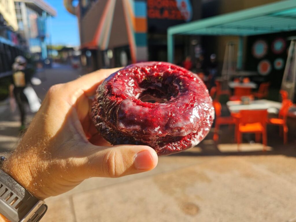 Everglazed Red Velvet Donut