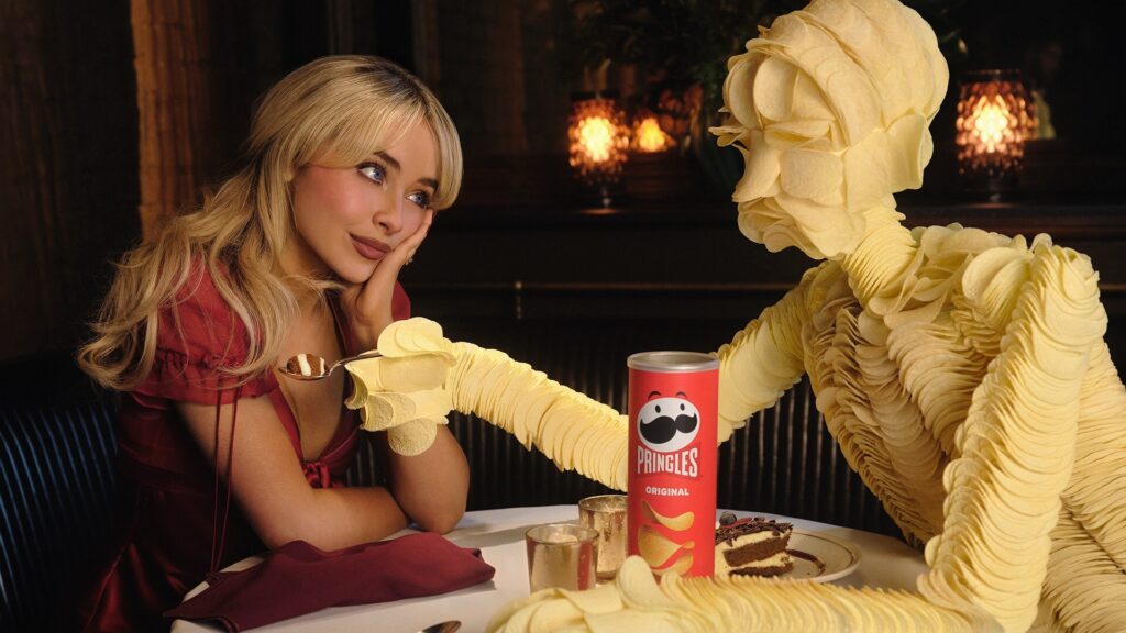 Sabrina Carpenter Pringles Ad