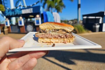 Mushroom Swiss Truffle Burger