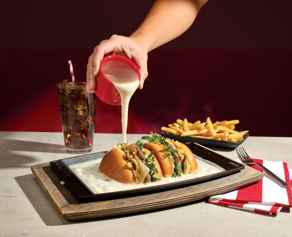 TGI Fridays Fondue-It menu
