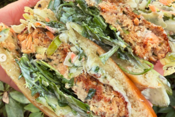 Salmon Cake Sandwich