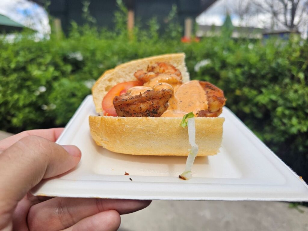 Blackened Shrimp Po' Boy