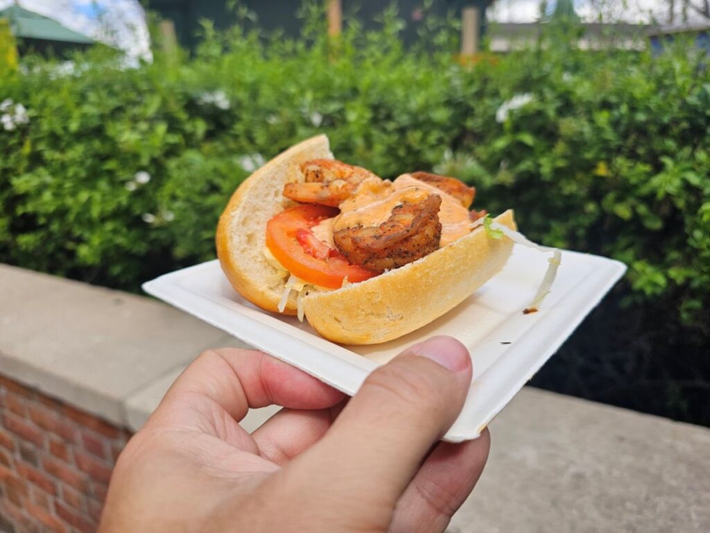 Blackened Shrimp Po' Boy