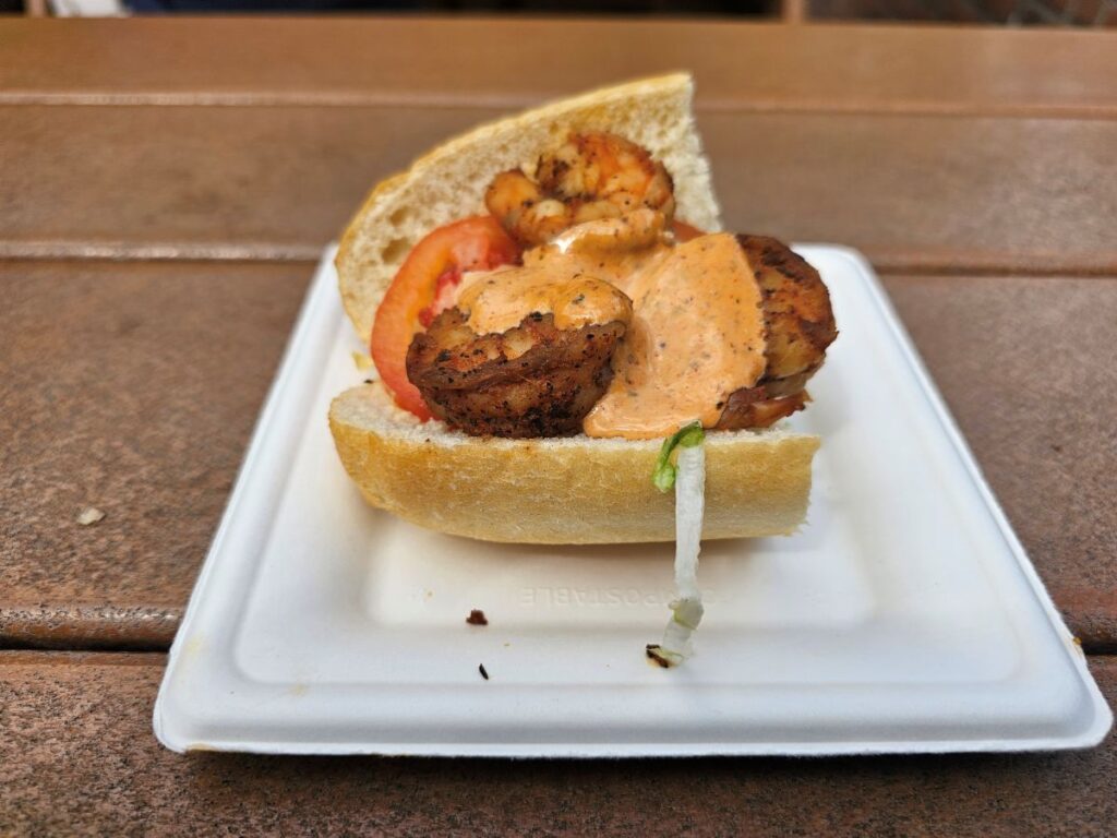 Blackened Shrimp Po' Boy