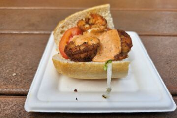 Blackened Shrimp Po' Boy