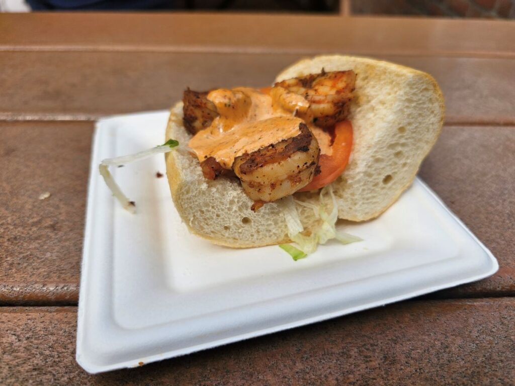 Blackened Shrimp Po' Boy