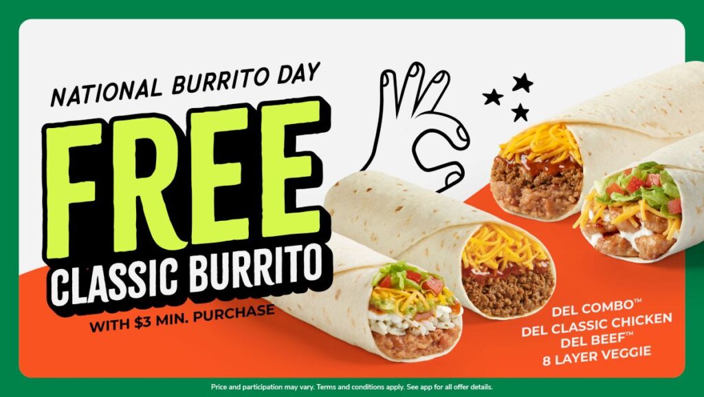 Free Classic Burrito