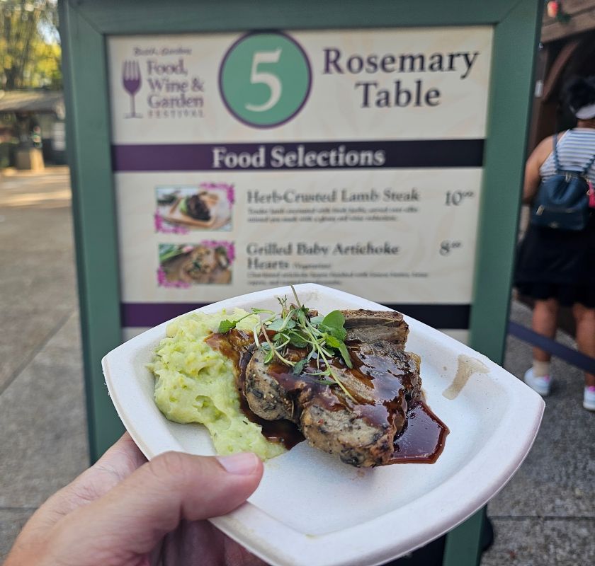 Herb-Crusted Lamb Steak