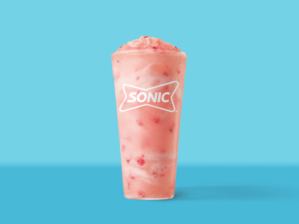 Strawberry Horchata Cream Slush
