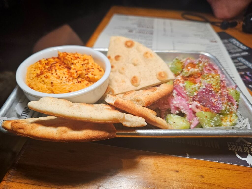 Smoky Hummus and Pita