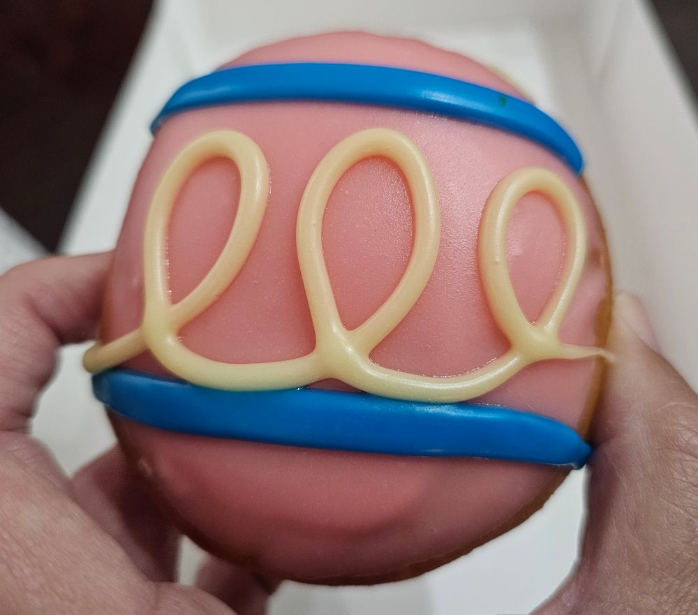 Strawberry Egg Doughnut