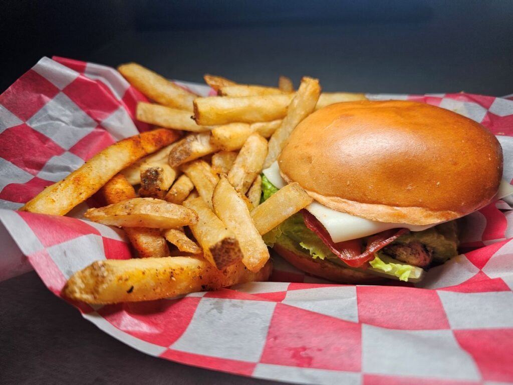 Grilled Bacon Swiss Avocado Chicken Sandwich