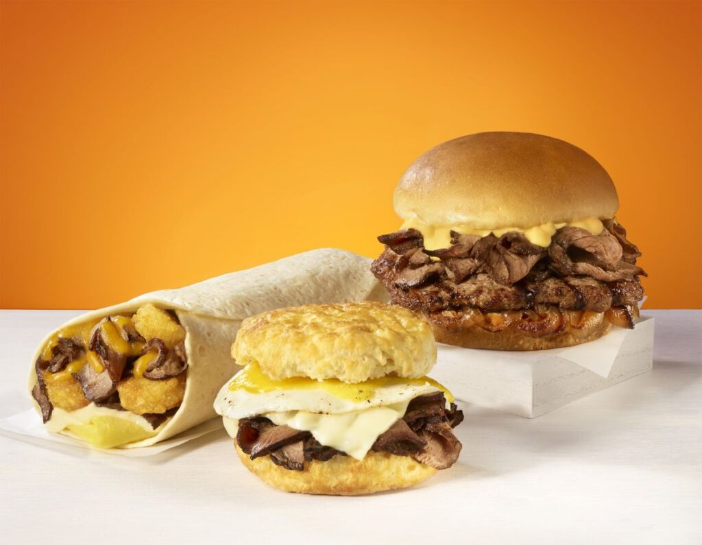 Hardee's Prime Experience menu