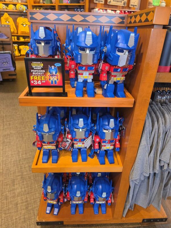 Optimus Prime Popcorn Bucket