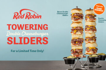 Towering Double Cheeseburger Sliders