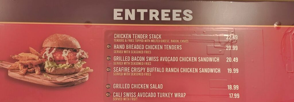 Seafire Grill SeaWorld Orlando