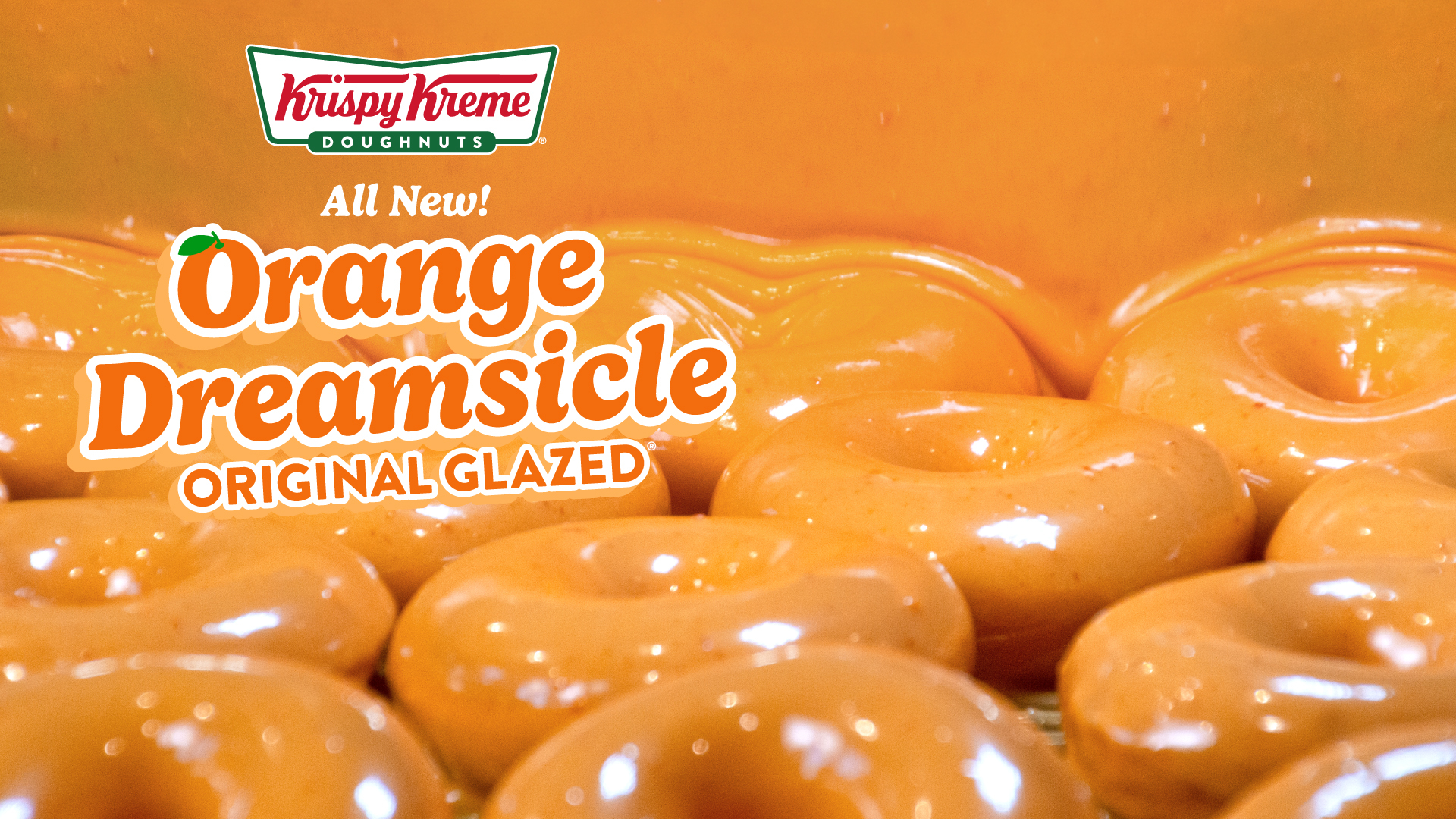 Krispy Kreme Orange Creamsicle Doughnuts