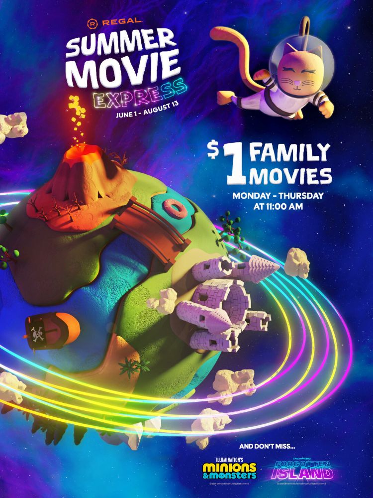 Regal Summer Movie Express promotional poster