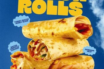 Promotional photo of new Toasted Snack Rolls at Tropical Smoothie Cafe