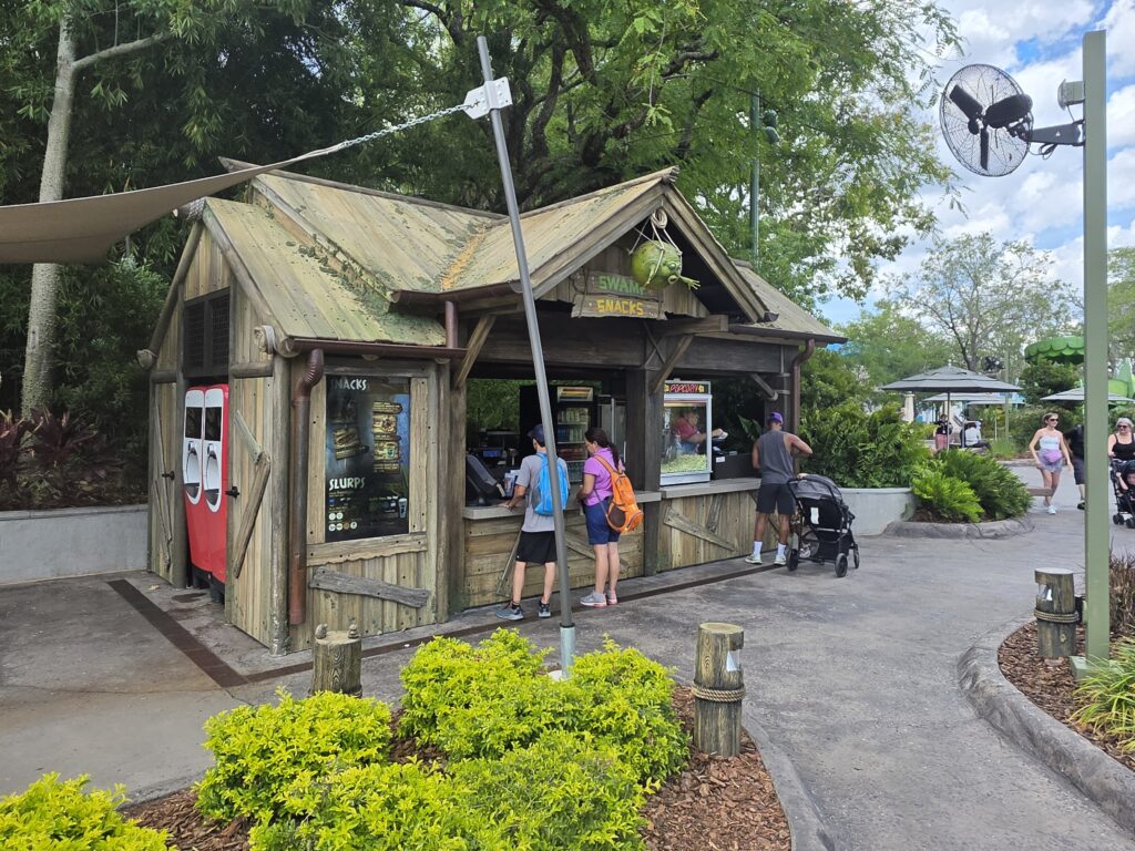 Exterior of Swamp Snacks at Universal Studios Florida