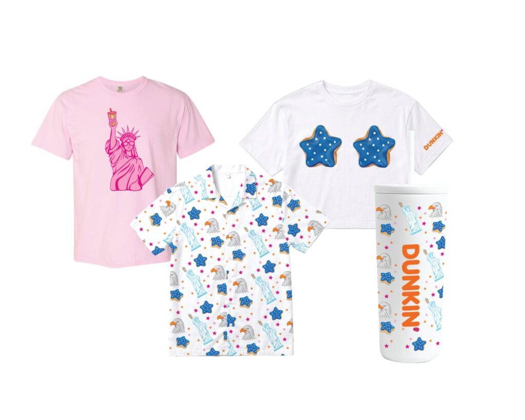 Dunkin Fourth of July Merchandise